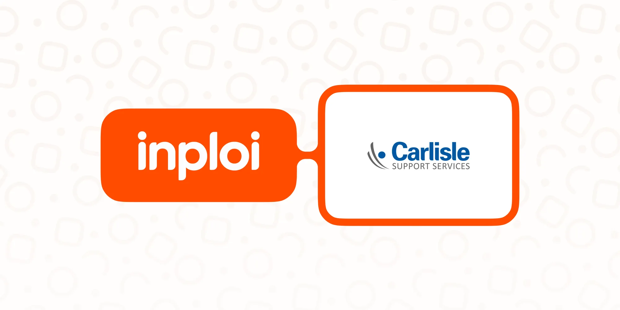 The inploi and Carlisle Support Services logos side by side.
