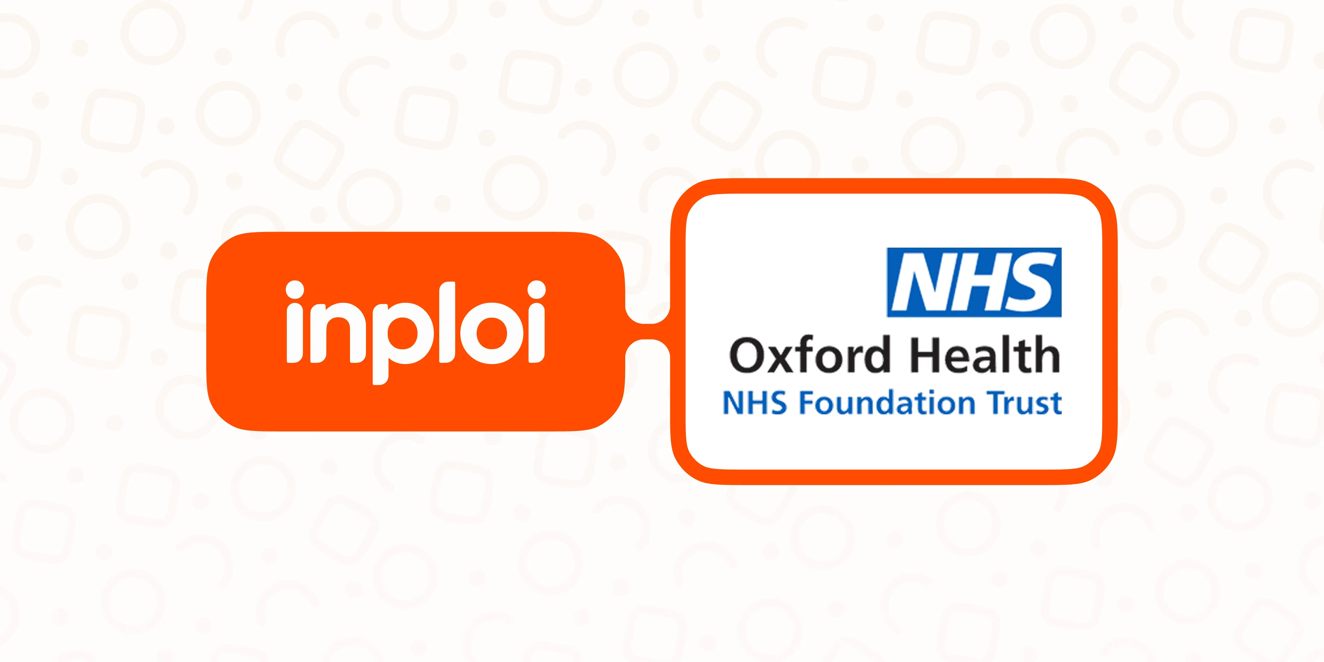 The inploi and Oxford Health NHS Foundation Trust logos side by side.